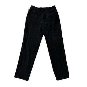 EUC Lauren Ralph Lauren Jeans Co Straight Leg in Black Mid-Rise Cotton